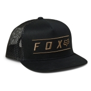 Bērnu cepure FOX Pinnacle, melna ar sietu