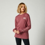 Sieviešu krekls ar garajām rokām FOX Tread Lightly, purpursarkans