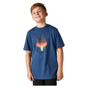 Bērnu t-krekls FOX Skarz, tumši zils ar logo