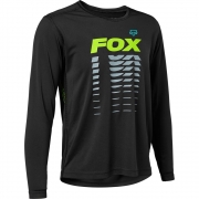 Bērnu sporta krekls FOX Ranger, melns ar zīmējumu