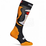 Sidi Tony socks, orange/black