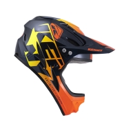 BMX helmet Kenny Downhill, black/orange
