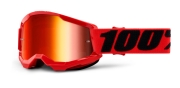 Kids goggles 100% Strata 2, red lens