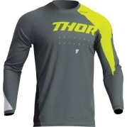 Bērnu krekls Thor Sector Edge, pelēks/spilgti zaļš Bērnu krekls Thor Sector Edge, pelēks/spilgti zaļš