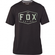 T-krekls FOX Crest SS, melns/zaļš