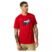 T-shirt FOX Rkane, red with logo