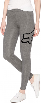 Woman leggings FOX Enduration, grey with logo, size XS