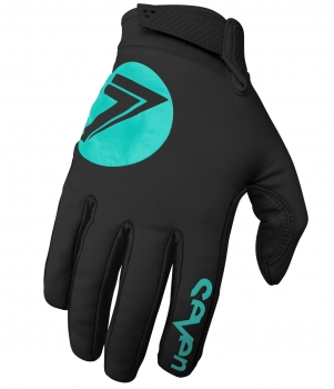 Gloves Seven Zero Cold Weather, for cold weather conditions, black/blue, size S