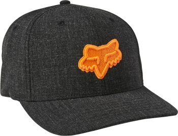 Hat Fox Transposition Flexfit, black/orange, size S/M