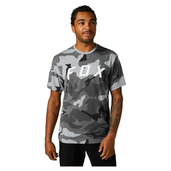 T-shirt FOX Bnkr Ss Tech, grey/camo, size L