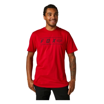 T-shirt FOX Pinnacle Ss Premium, red, size M