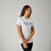 Woman t-shirt FOX Pinnacle, white with wriiting