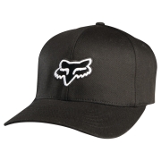 Bērnu cepure FOX Legacy flexfit, melna ar logo