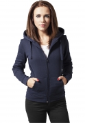 Woman hoodie Urban Classics, dark blue