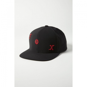 Snapback cap FOX Chop Shop, black, one size