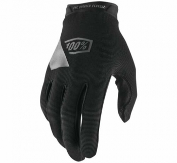 Kids gloves 100% Ridecamp, black, size YS