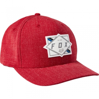 Cepure FOX Burnt Flexfit, sarkana, S/M izmērs