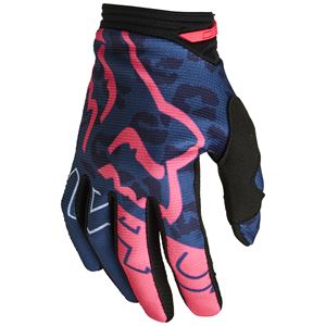 Kids gloves FOX Girls 180 Skew, dark blue/rose, size YM Kids gloves FOX Girls 180 Skew, dark blue/rose, size YM