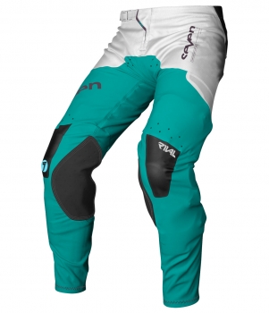 Pants Seven Rival Rift Aqua Soldier, blue/white/black, size 30