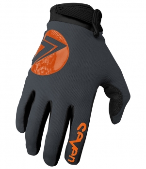 Gloves Seven Annex 7 Dot, dark grey, size S Gloves Seven Annex 7 Dot, dark grey, size S