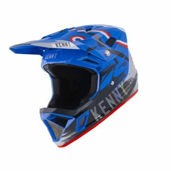 BMX helmet Kenny Decade Chasse, blue/multicolored, size XS