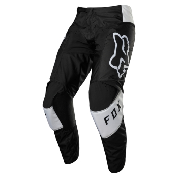 Kids pants FOX 180 Lux, black/white, size Y22