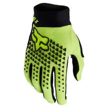 Kids gloves FOX Defend, fluo yellow, size YL