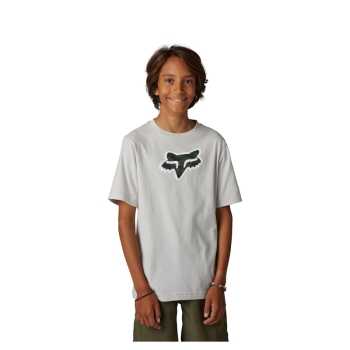Bērnu t-krekls FOX Vzns Camo, gaiši pelēks, izmērs YS