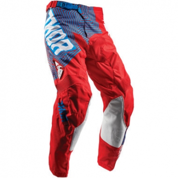 Pants Thor Pulse Geotec, red/blue, size 30
